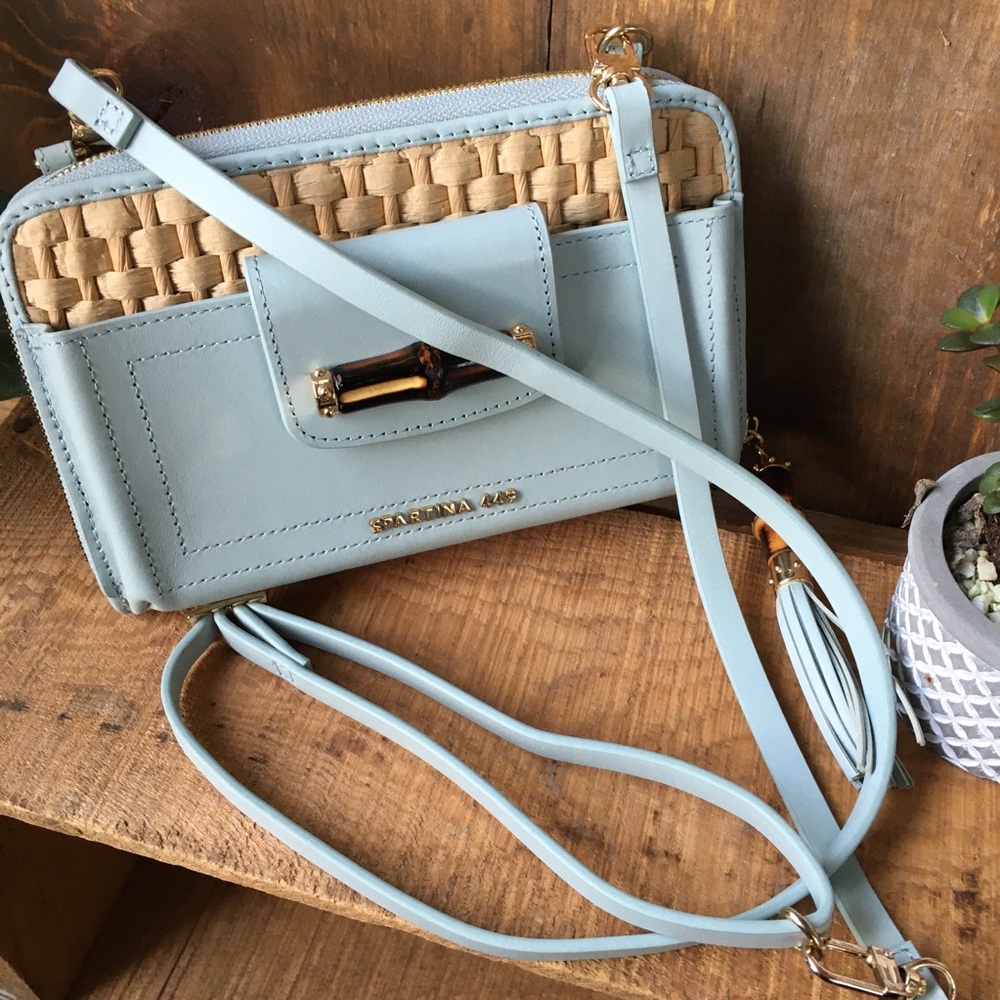 Spartina 449 Cross body multi-phone bamboo/leather - Picture 11 of 12